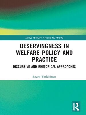 cover image of Deservingness in Welfare Policy and Practice